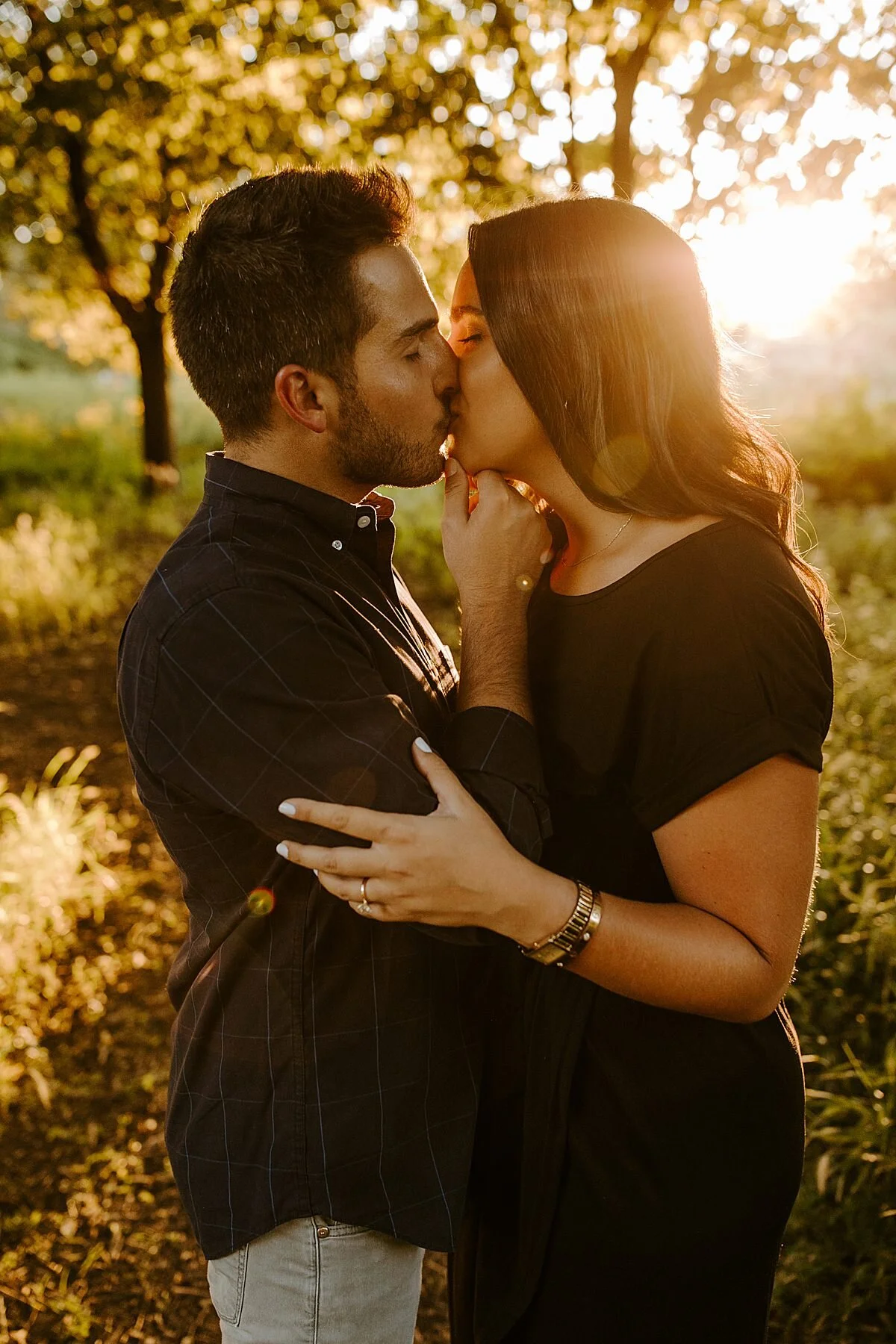 Mykel &amp; Tommy | Lake Michigan Engagement at Burnham Park