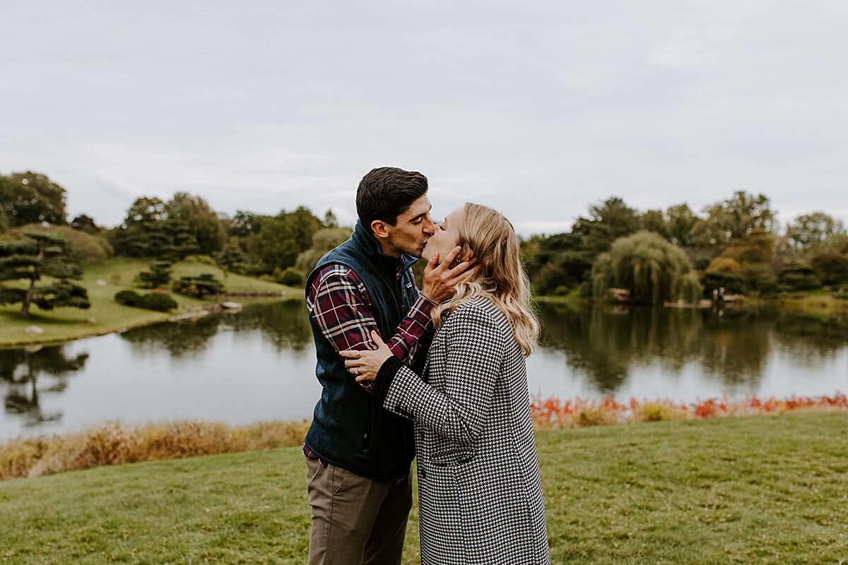 Chicago Botanical gardens, Chicago Illinois proposal, botanical gardens proposal, fall proposal photos, Chicago botanical gardens engagement, Chicago wedding photographer