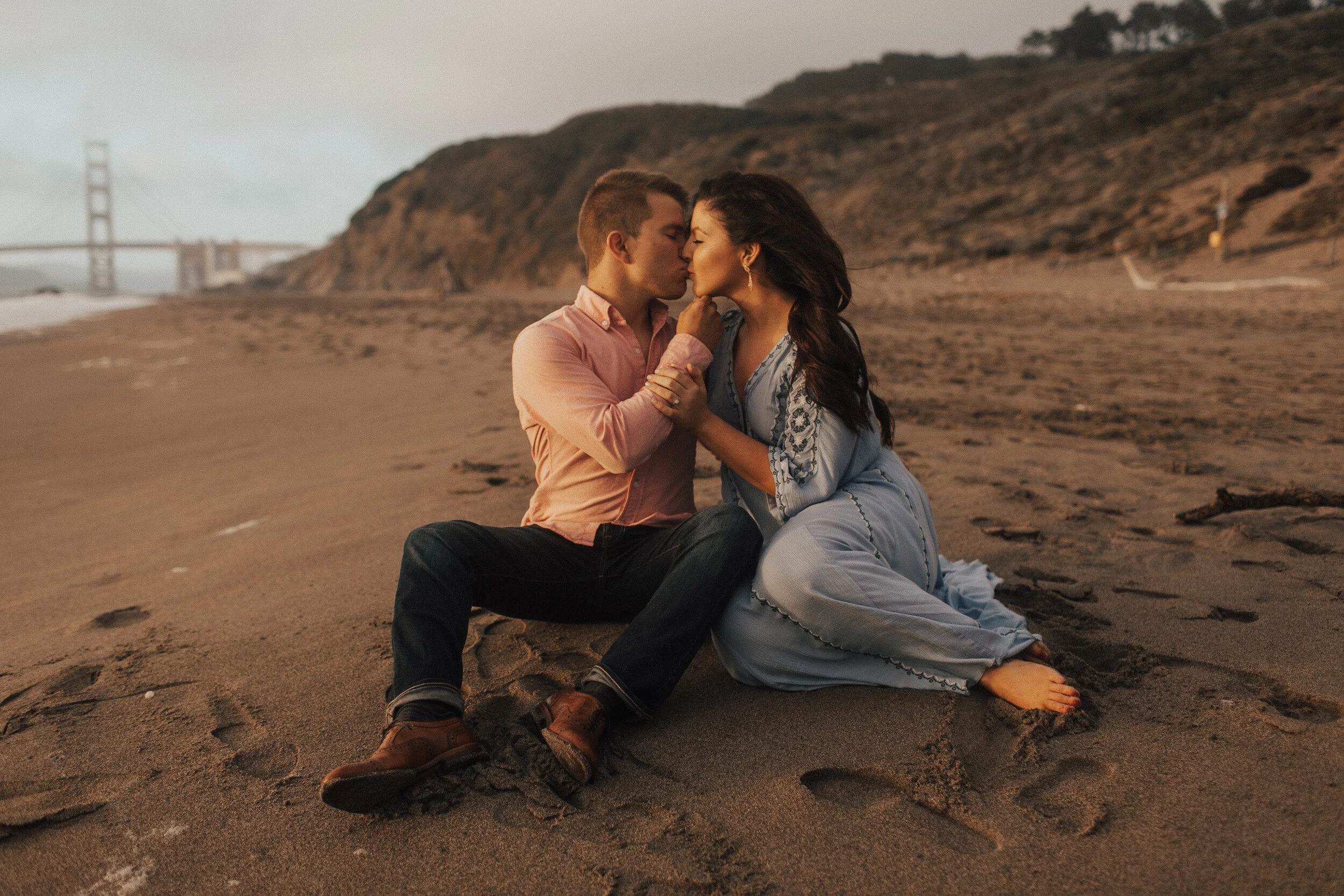Sierra &amp; Joe | Golden Gate Bridge Engagement Session | San Francisco, California