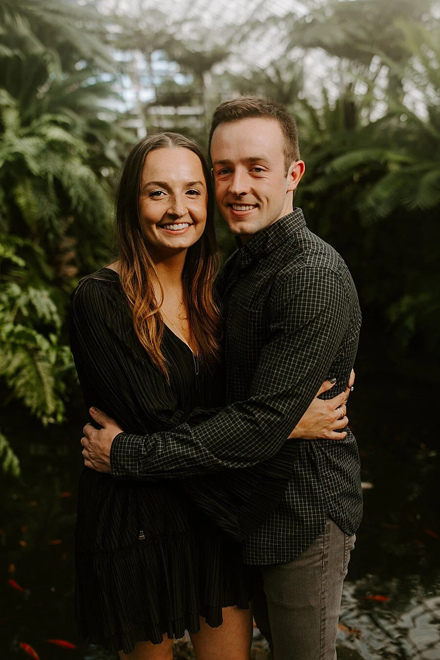 Alexis &amp; Billy | Greenhouse Engagement Session | Chicago, Illinois