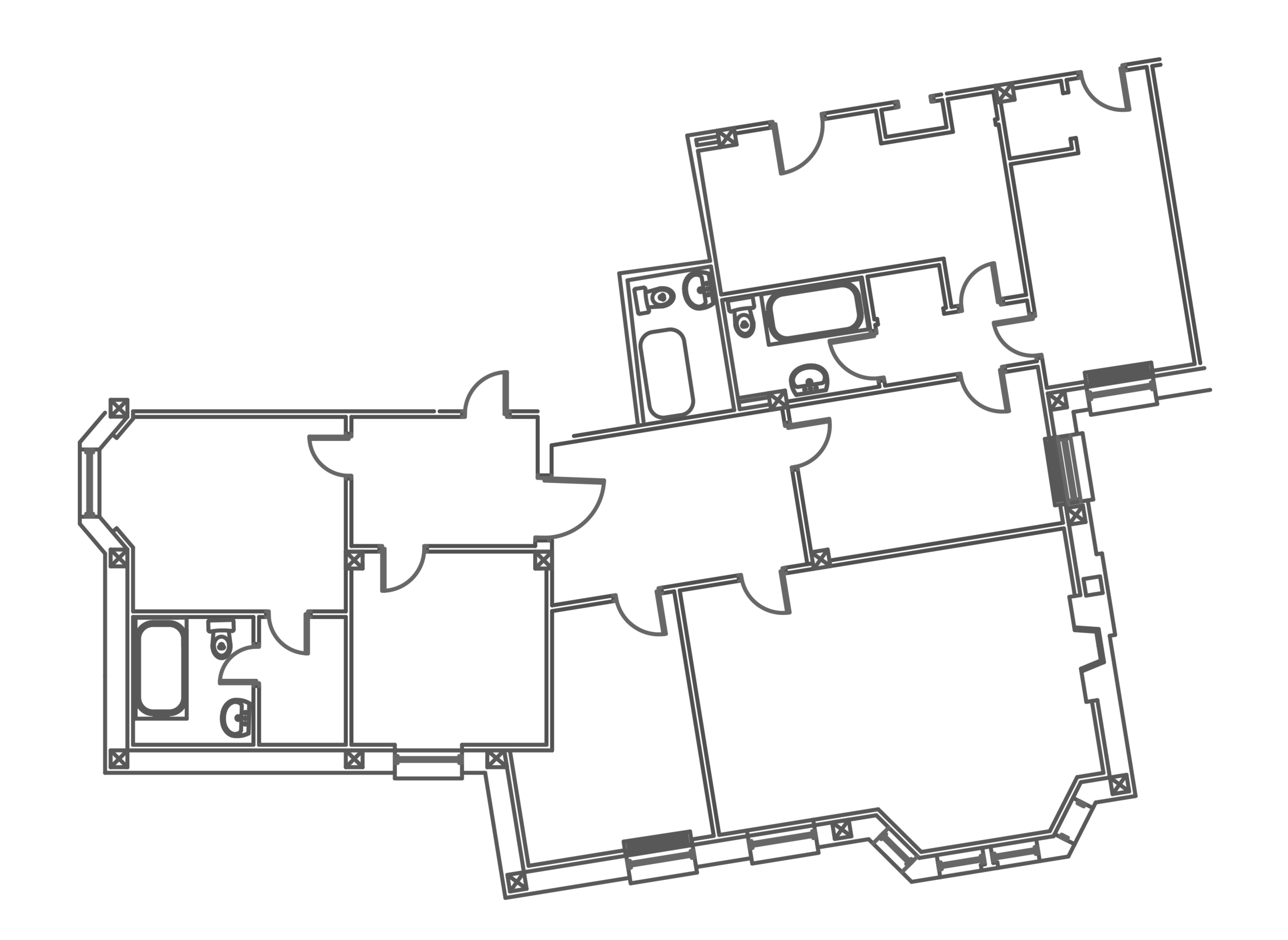 Floor plan schematic of building 21