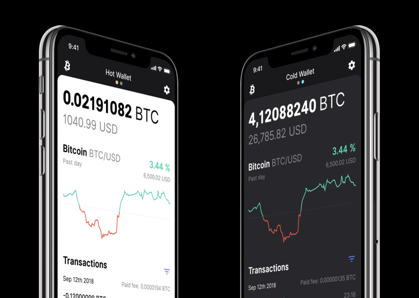 Hot and Cold Wallet