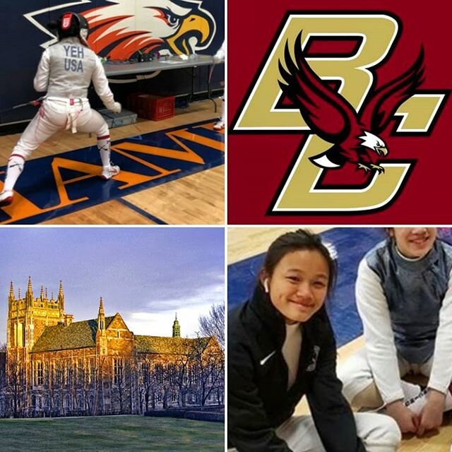 Congratulations to the LAIFC Foilist Samantha Yeh ( @sam.yeh) Boston College Class of 2025; to her Parents; her team mates; and her Coaches : @mishaitkin , @igor_zapozdaev &amp; @hyperbrando. We know that you will do incredibly well with the @bceagle