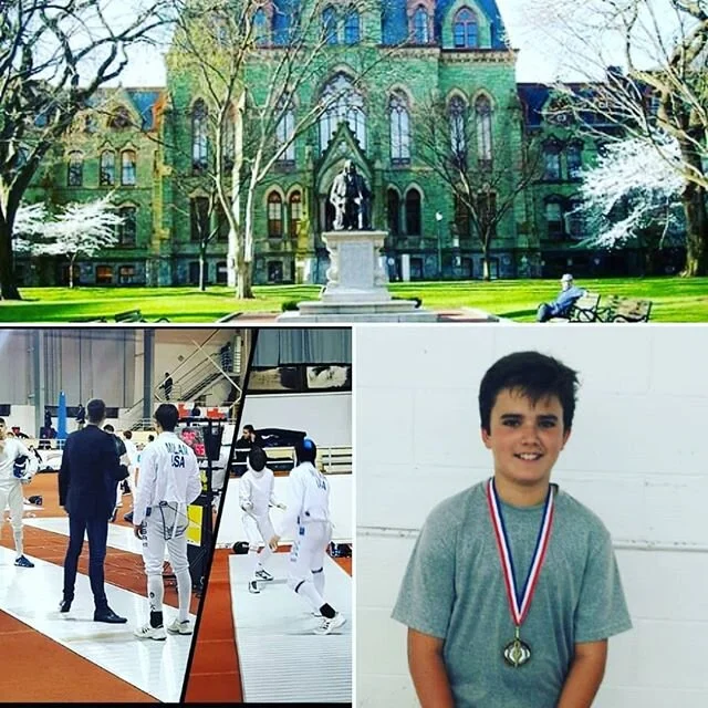 Congratulations to LAIFC Epeeist Hugh Milam ( @hughmilam) UPenn Class of 2024; to his Parents; his team mates; and his Coach @eric_hansen1 .
Hugh's resilience, confidence and collegiality will definitely be missed. Best of luck with the UPenn Quakers