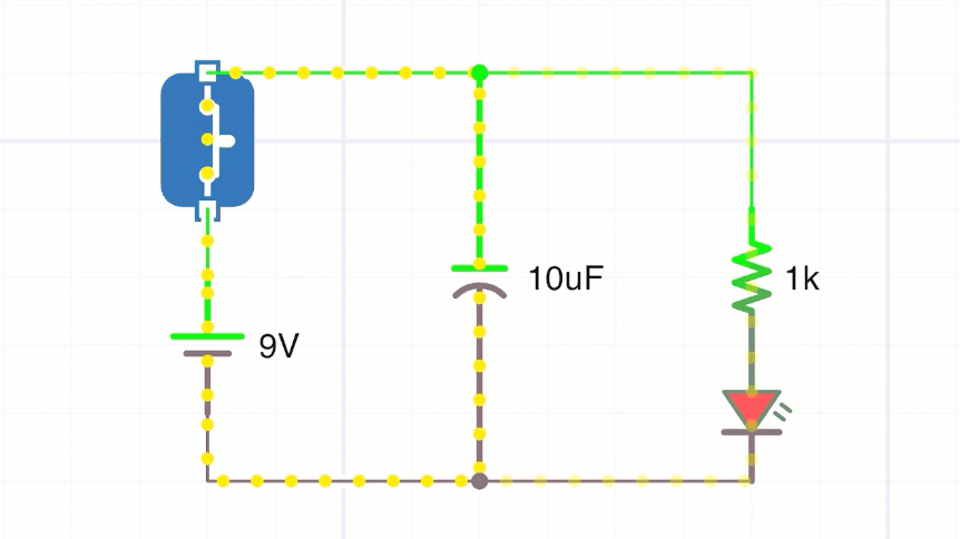 Basic capacitor circuit