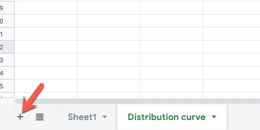 Add a new sheet