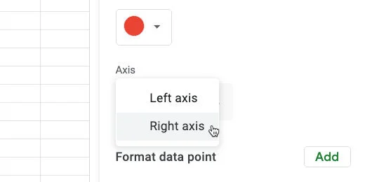 Change axis titles to the right