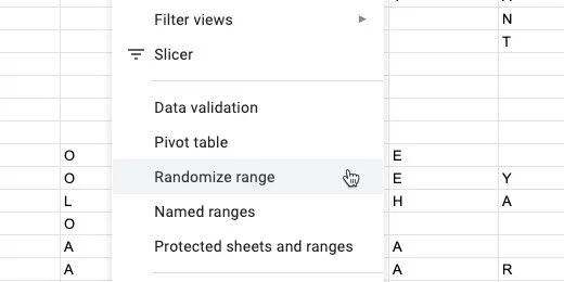 randomize range option