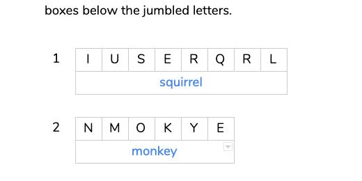 words appear normally