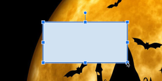 rectangle shape over background image