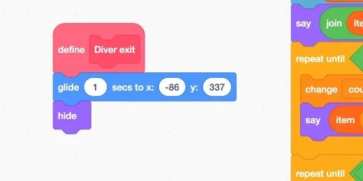 Multiple character dialogue in Scratch using lists and message code ...