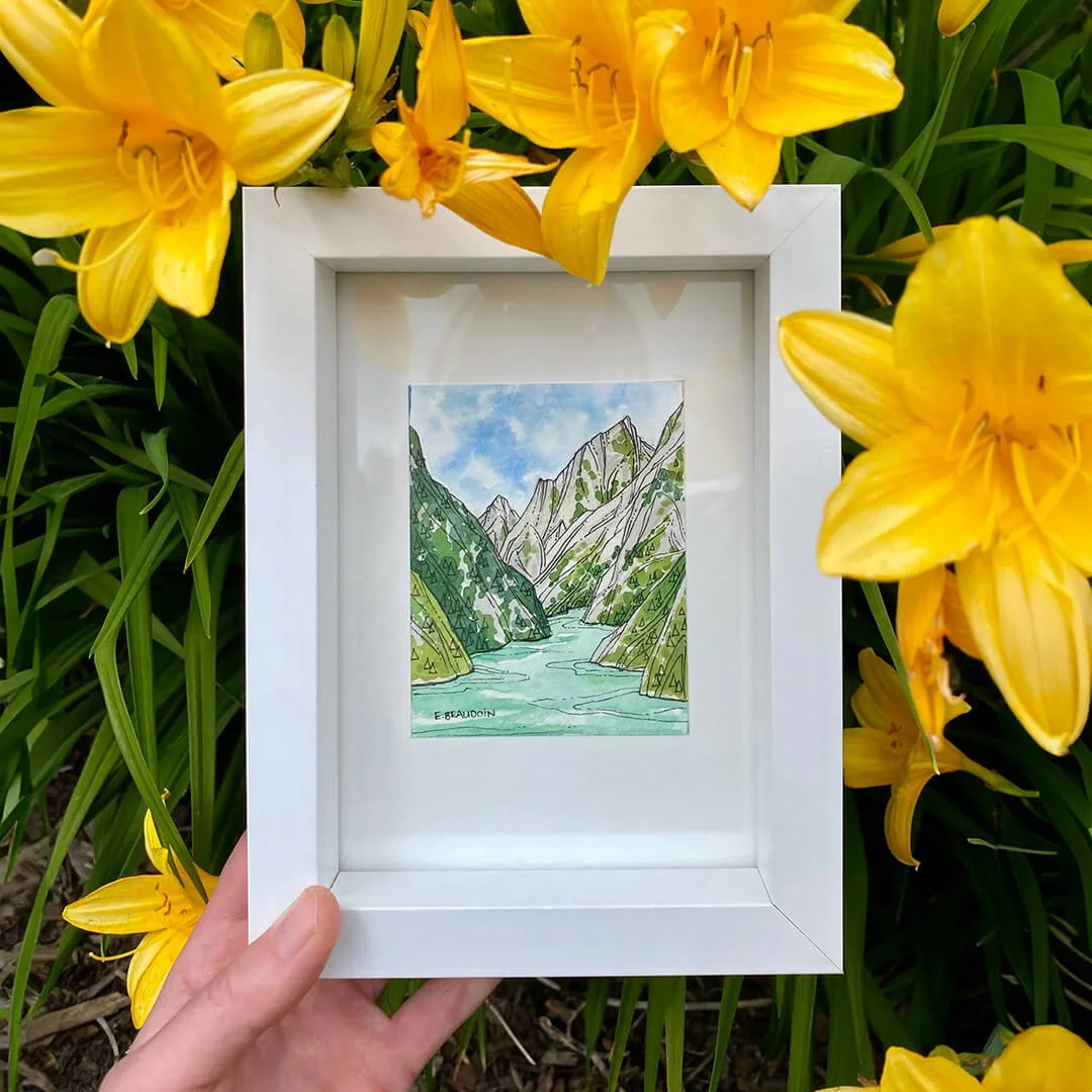 Lake Komani 3x4" Original
