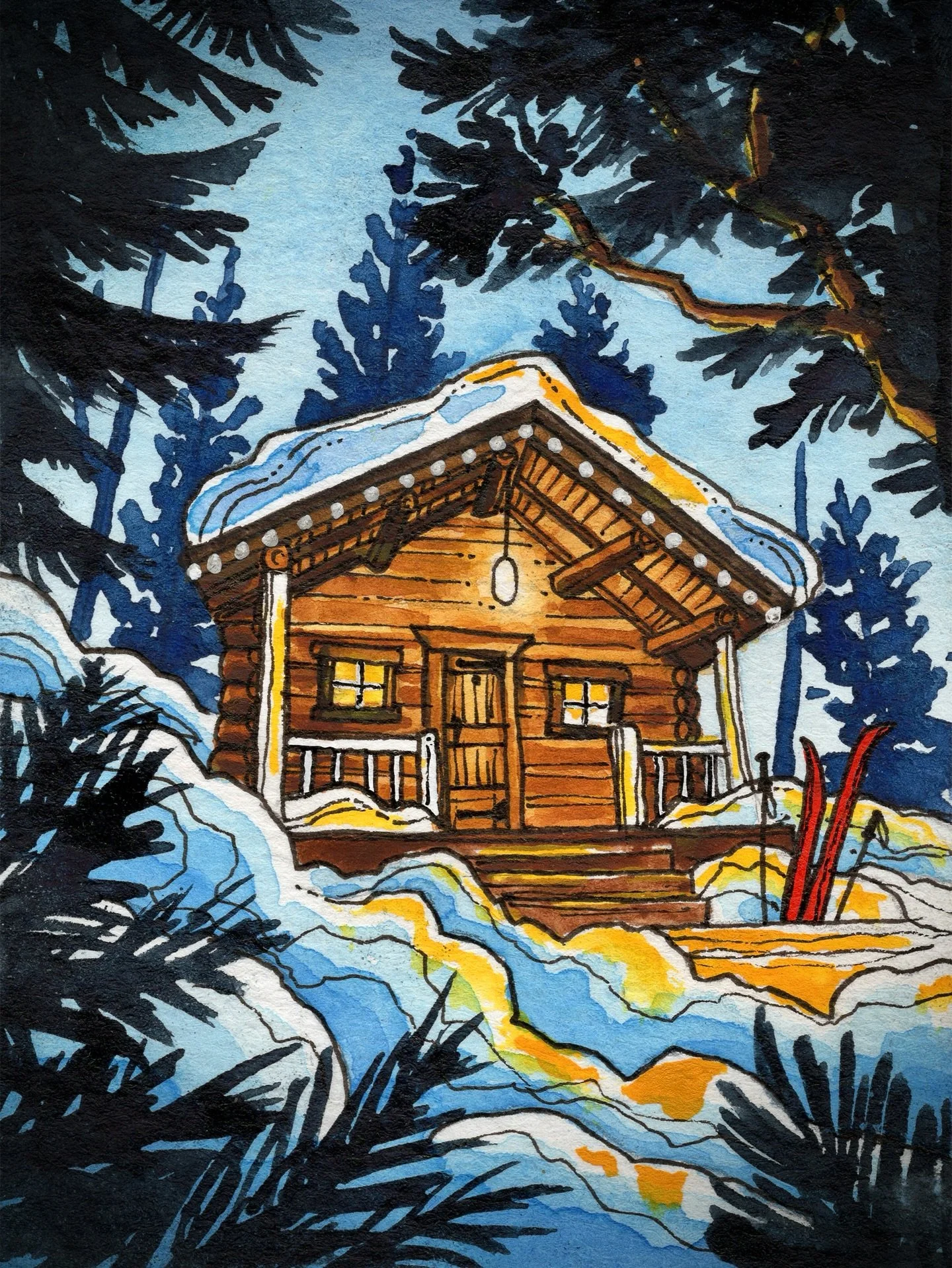 Merry Christmas to all who celebrate! I hope yours spent a couple of cozy days with your loved ones. &thinsp;
&thinsp;
I&rsquo;m geeling so grateful for an amazing 2025. I painted a ton, went on many a mountain adventure, spent time with the most spe