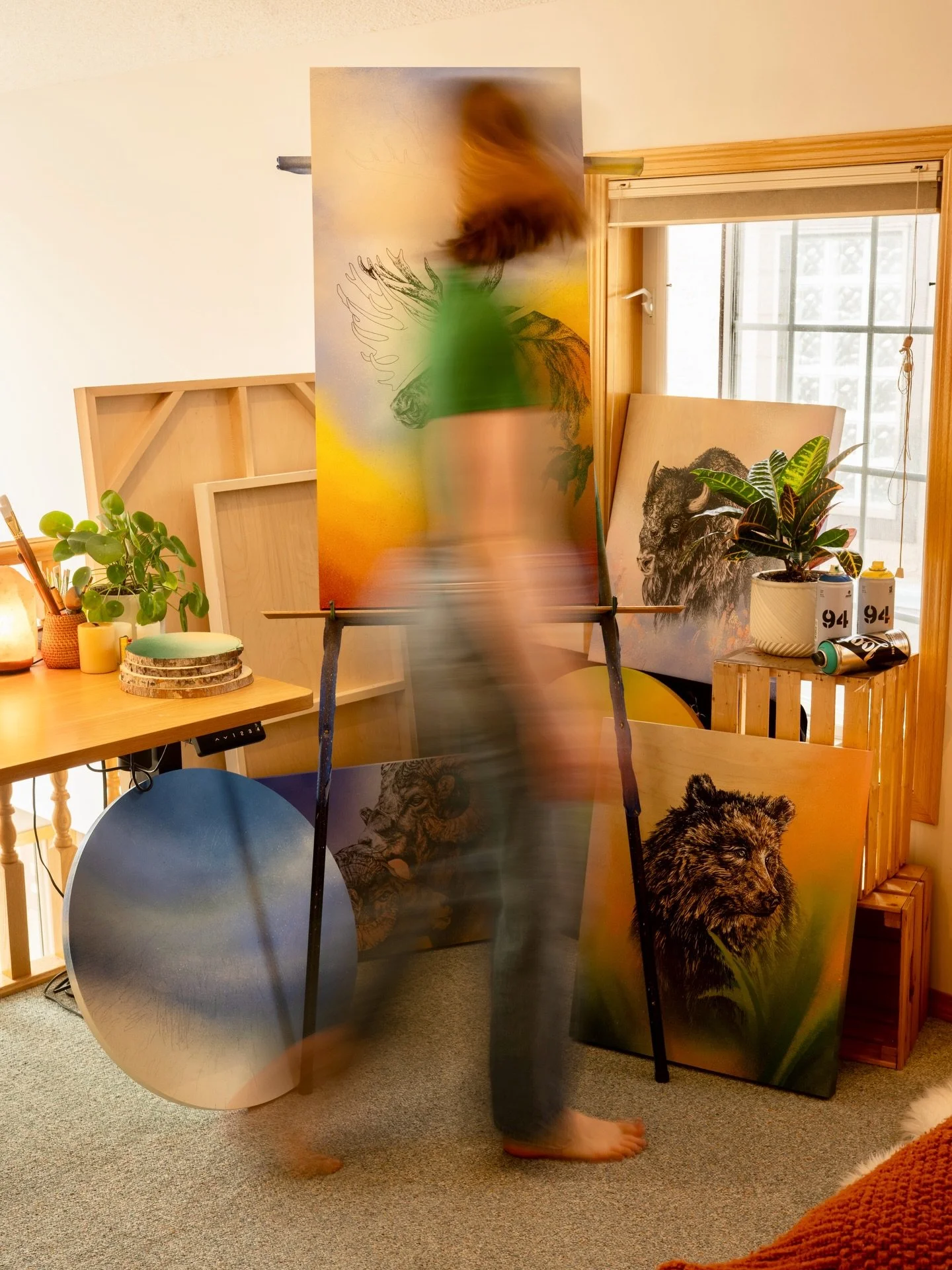 Last week I had one of those rare days in the studio where you feel like you&rsquo;re flying, working on four pieces at once, sunlight streaming in, dancing around to music, completely in flow state.&thinsp;
&thinsp;
The next morning I woke up to an 