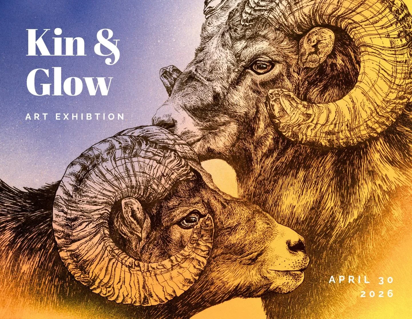 The show is officially on, and I can&rsquo;t wait to share it with you!&thinsp;
&thinsp;
Kin &amp; Glow opens Thursday, April 30 from 5 to 9pm at the Crescent Heights Community Association in Calgary. It&rsquo;s a free exhibition of original painting