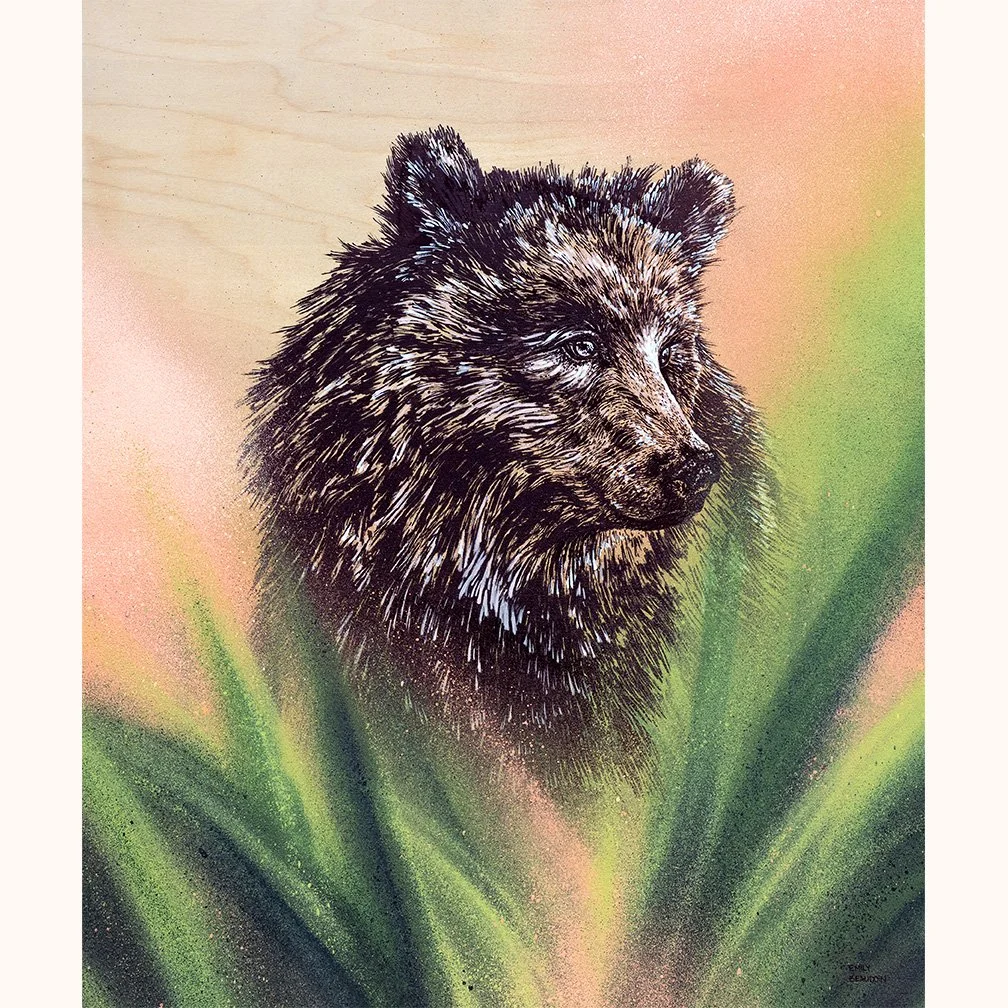 Young Grizzly 20x24" Original