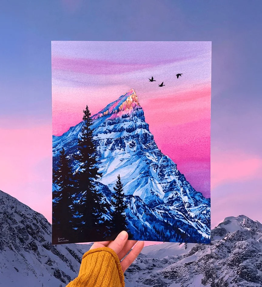 Mount Chephren 11x14" Print