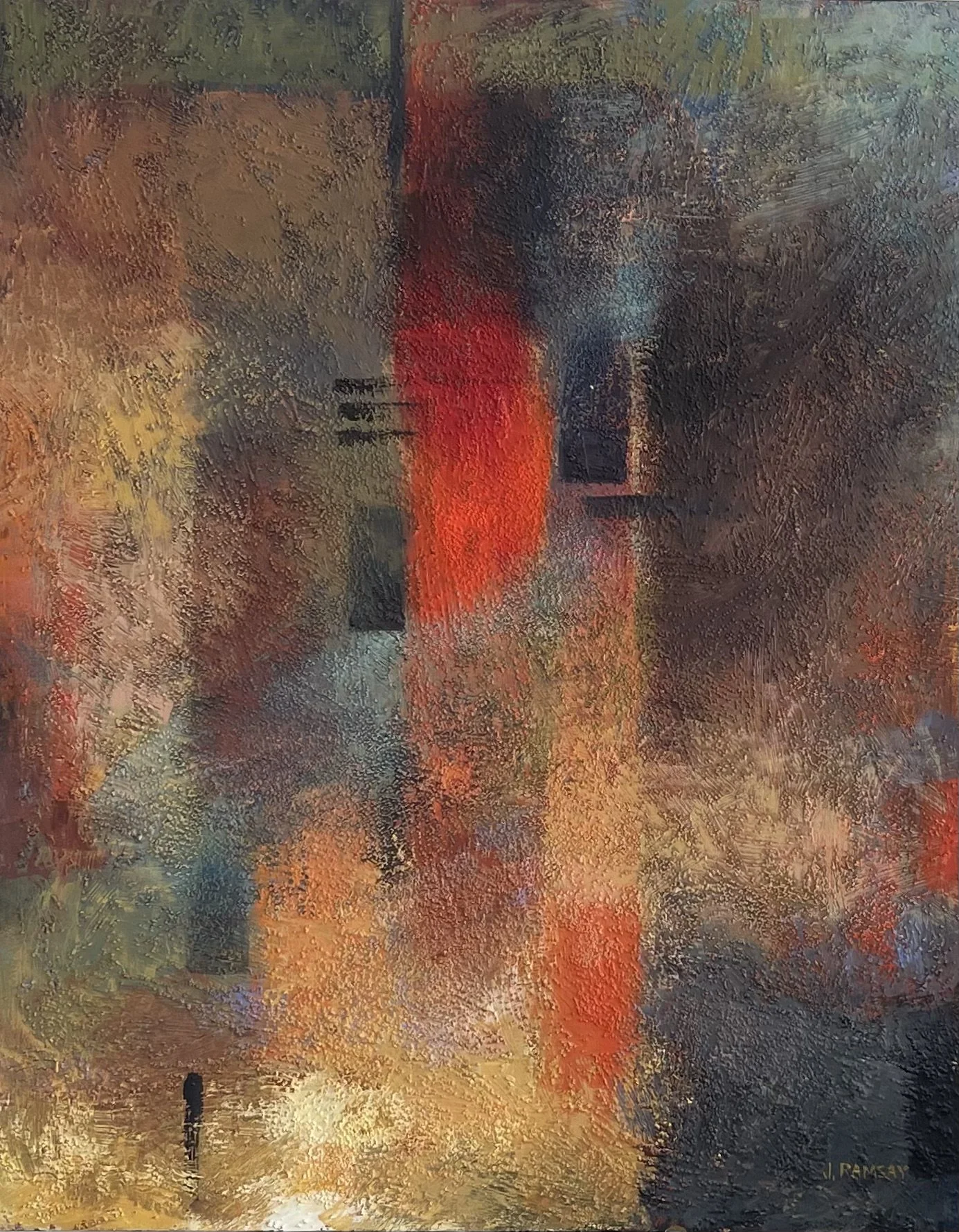 Stormy Castle 16x20" Original