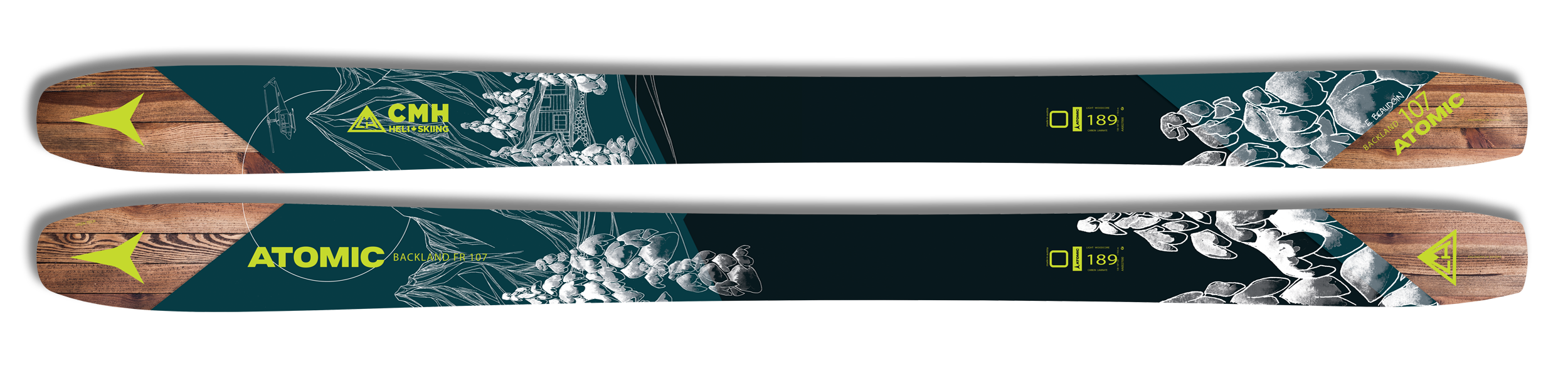 Topsheet Graphic for CMH Heli-Skiing - 2022/2023 season