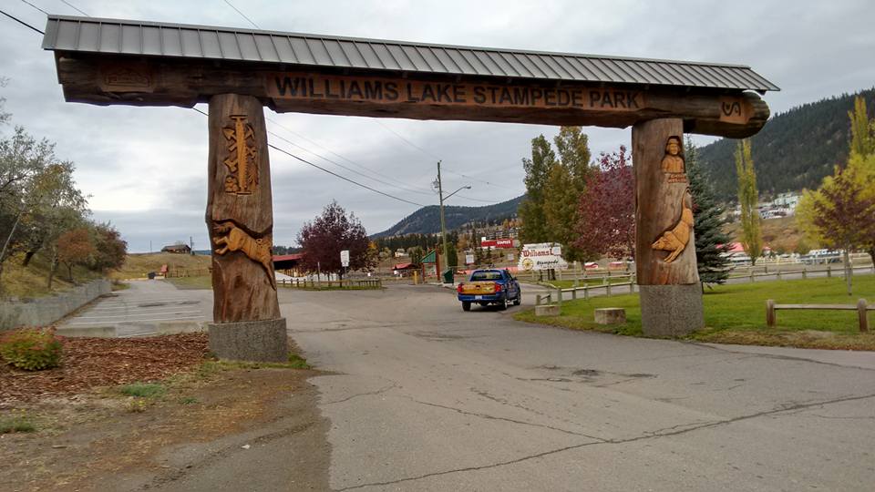 Williams Lake Stampede Campground Entrance to Stampede Park and Campground Truck.jpg