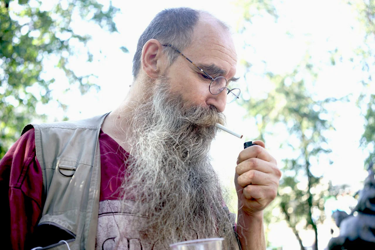 Moscow artist Petr Maslov