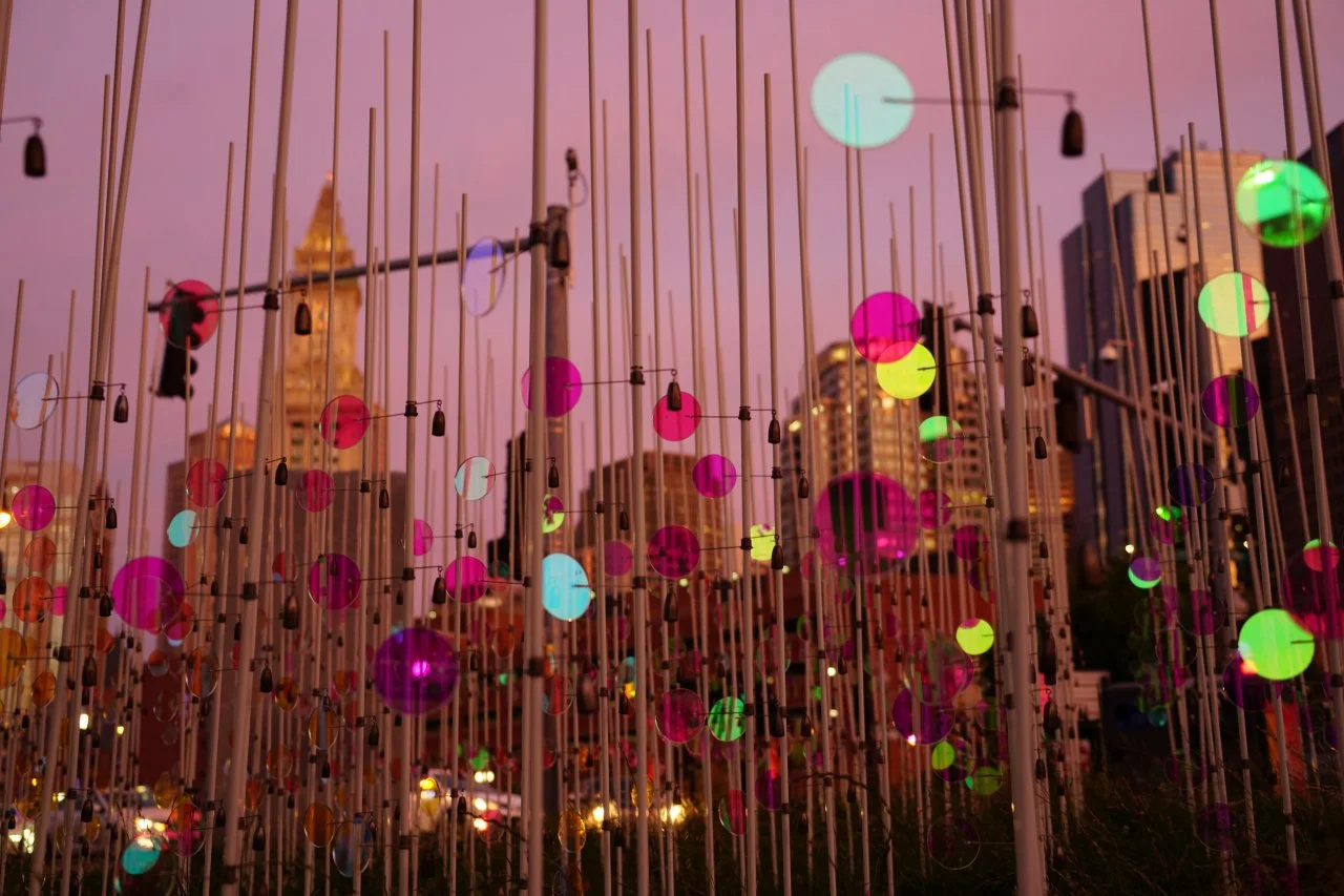 Art installation in Boston, Massachusetts
