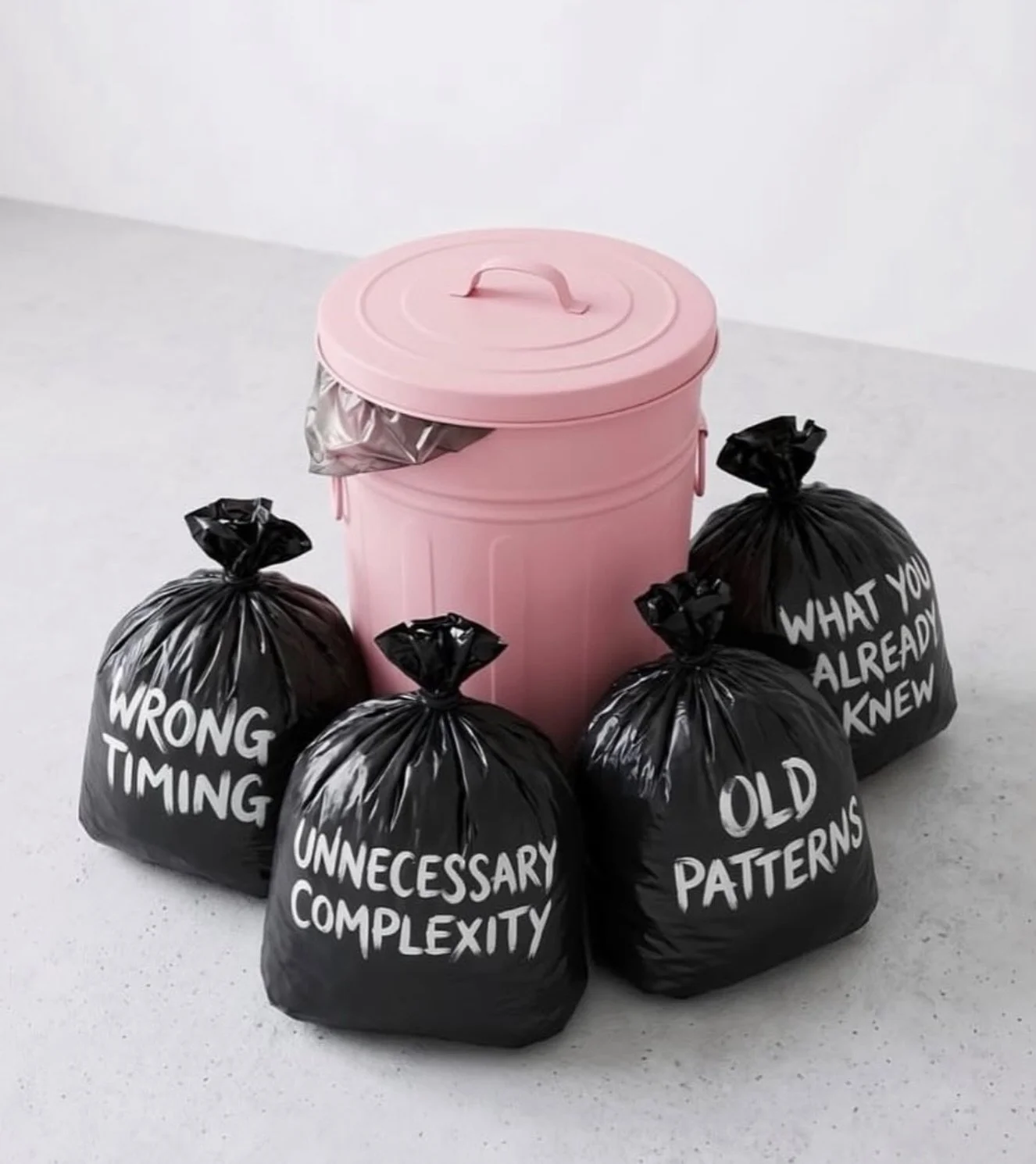 Take the trash out👌