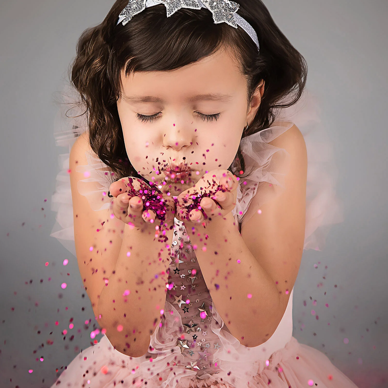 5 year birthday photo shoot in downtown Calgary photography studio