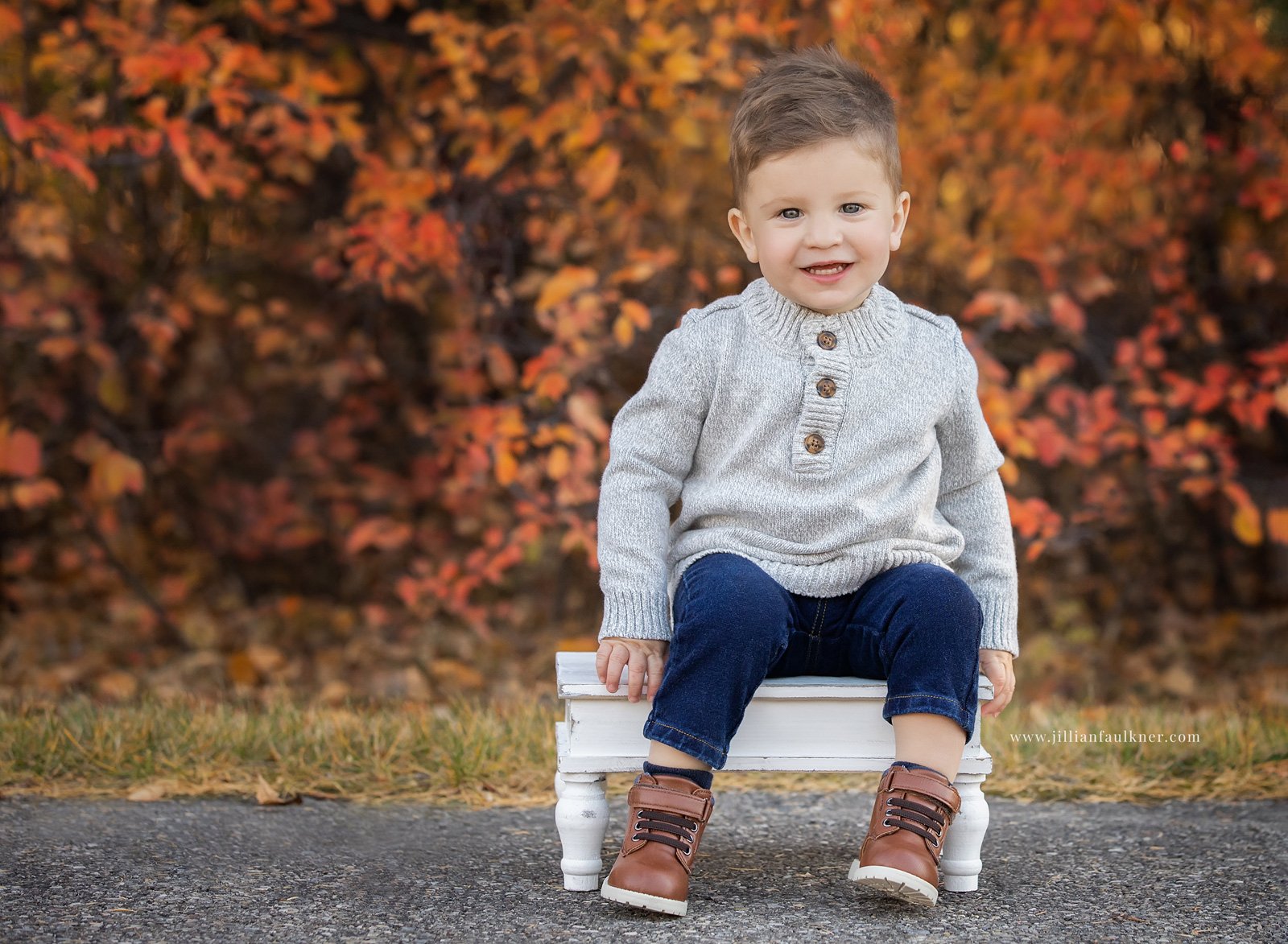 outdoor fall family photos