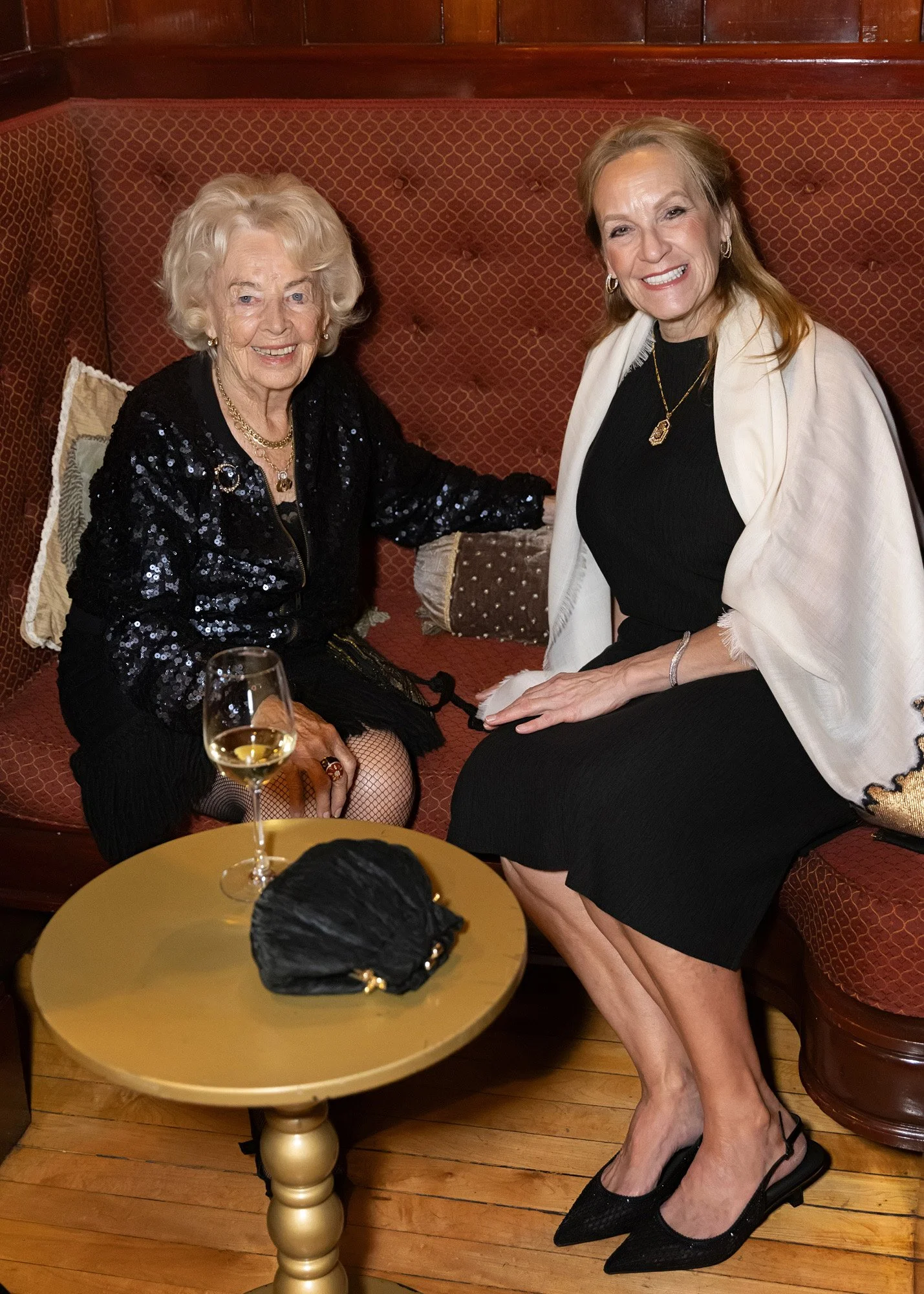 Posed photograph of honoured guests at exclusive 20th anniversary private event Calgary