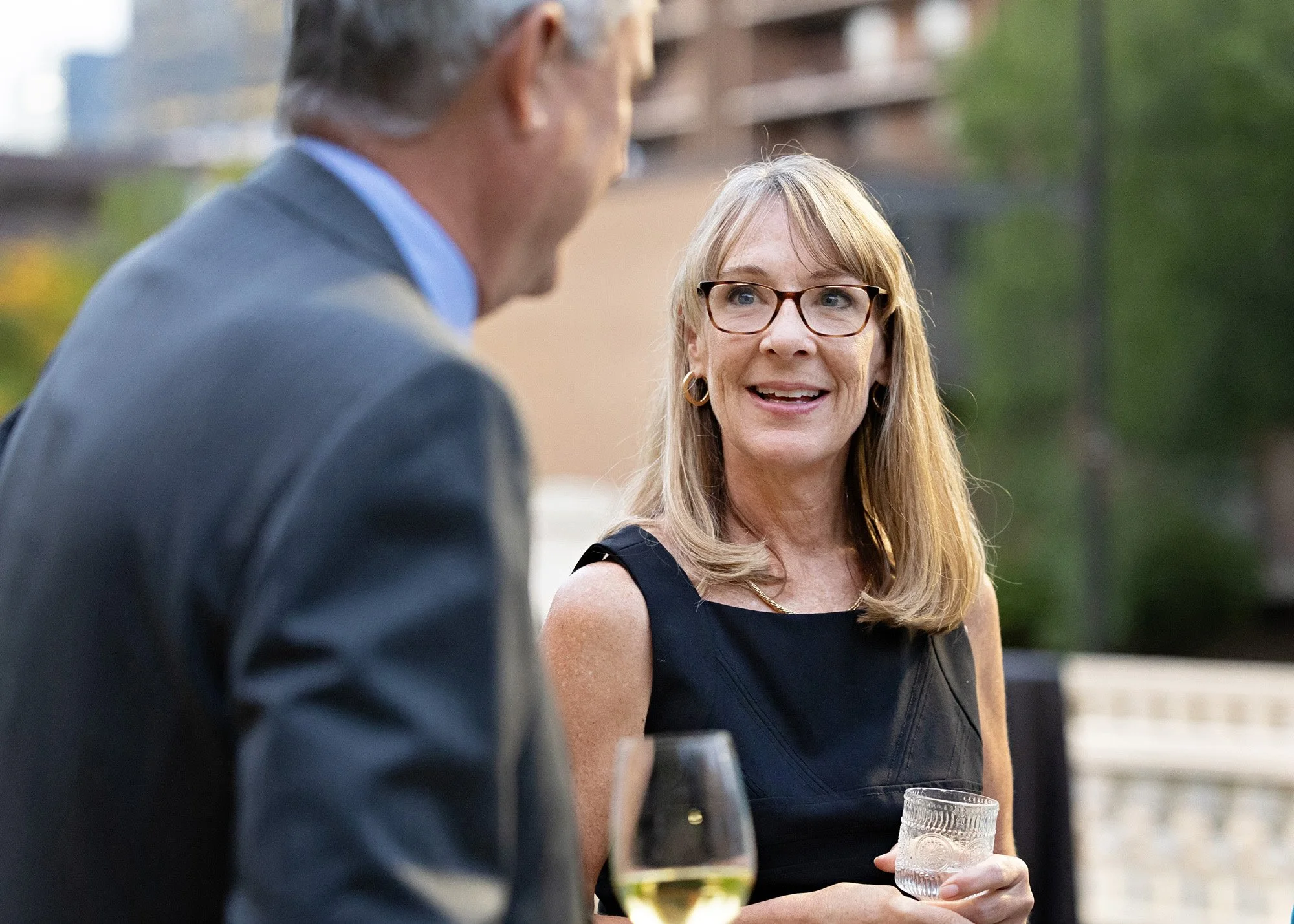 Natural candid moment photographed by professional Calgary event photographer