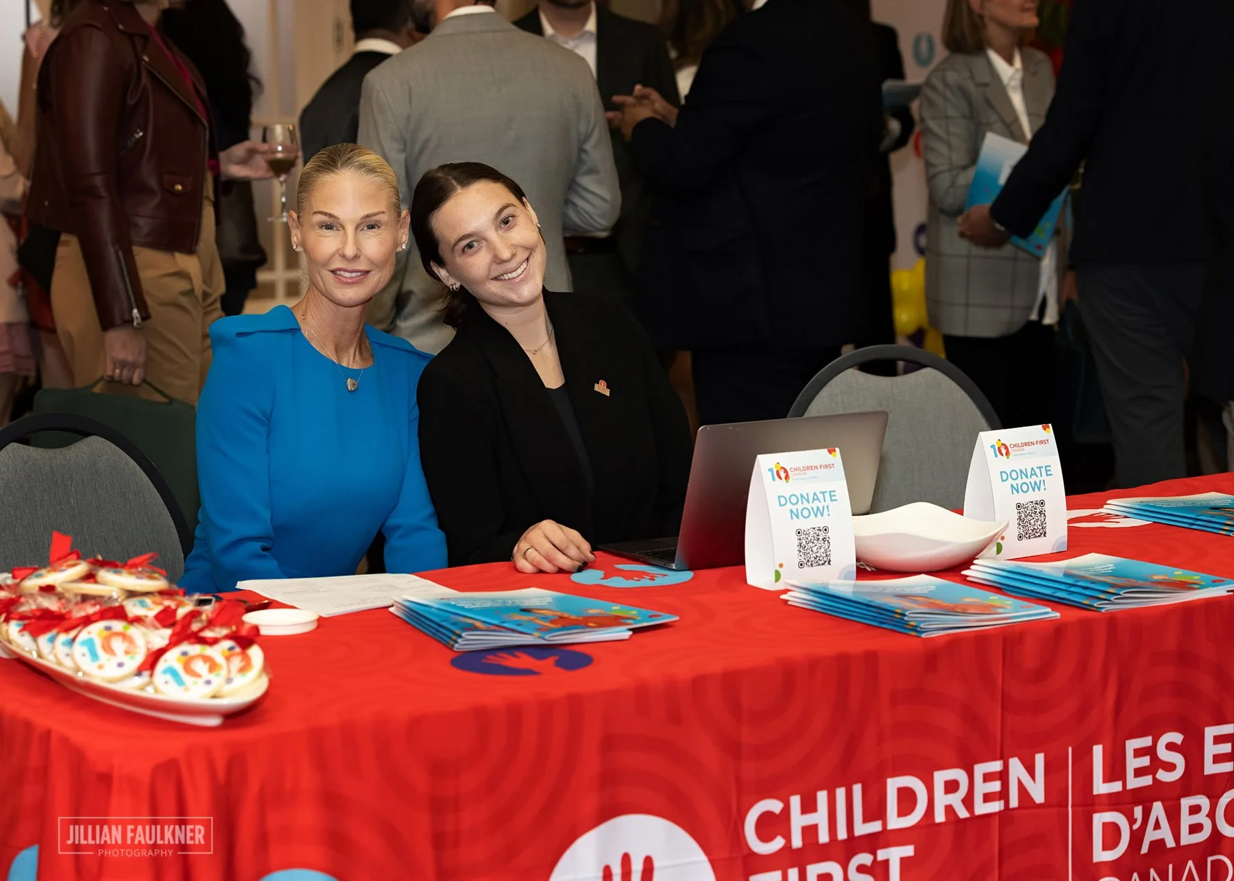 VIP entry table with event coordinators