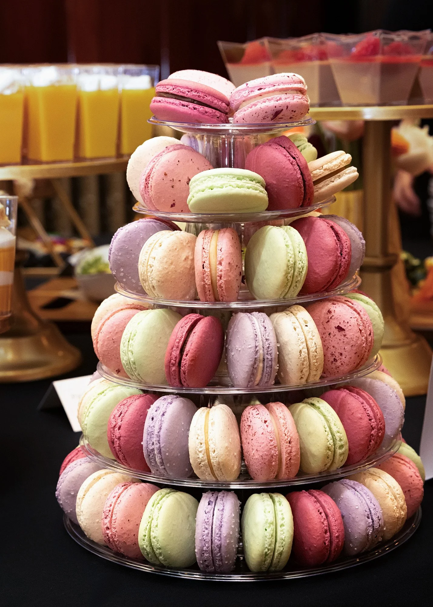 Calgary event photographer captures decadent dessert display detail shot