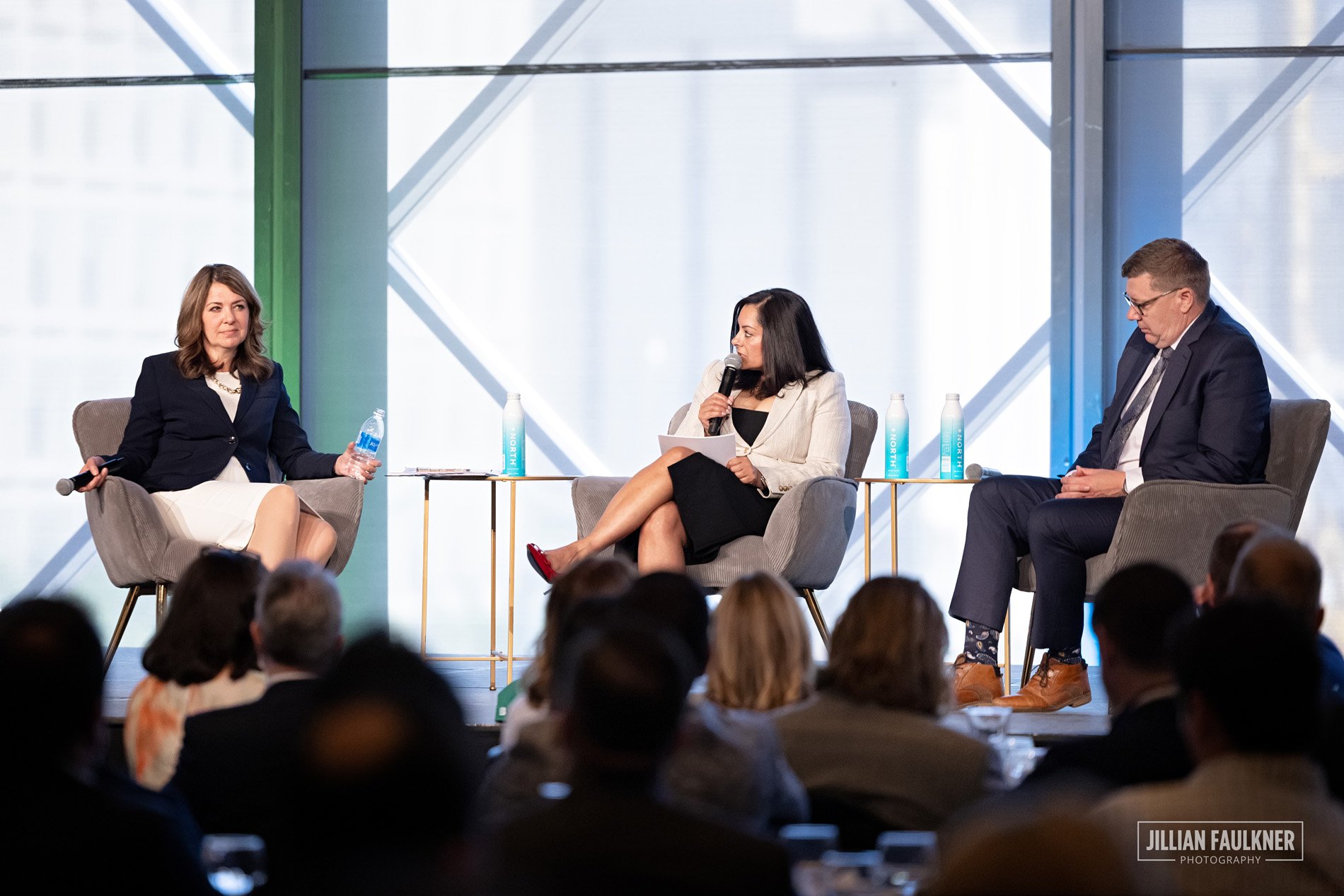 High quality image of Premier Danielle Smith at Enserva energy summit Telus Convention Centre Calgary