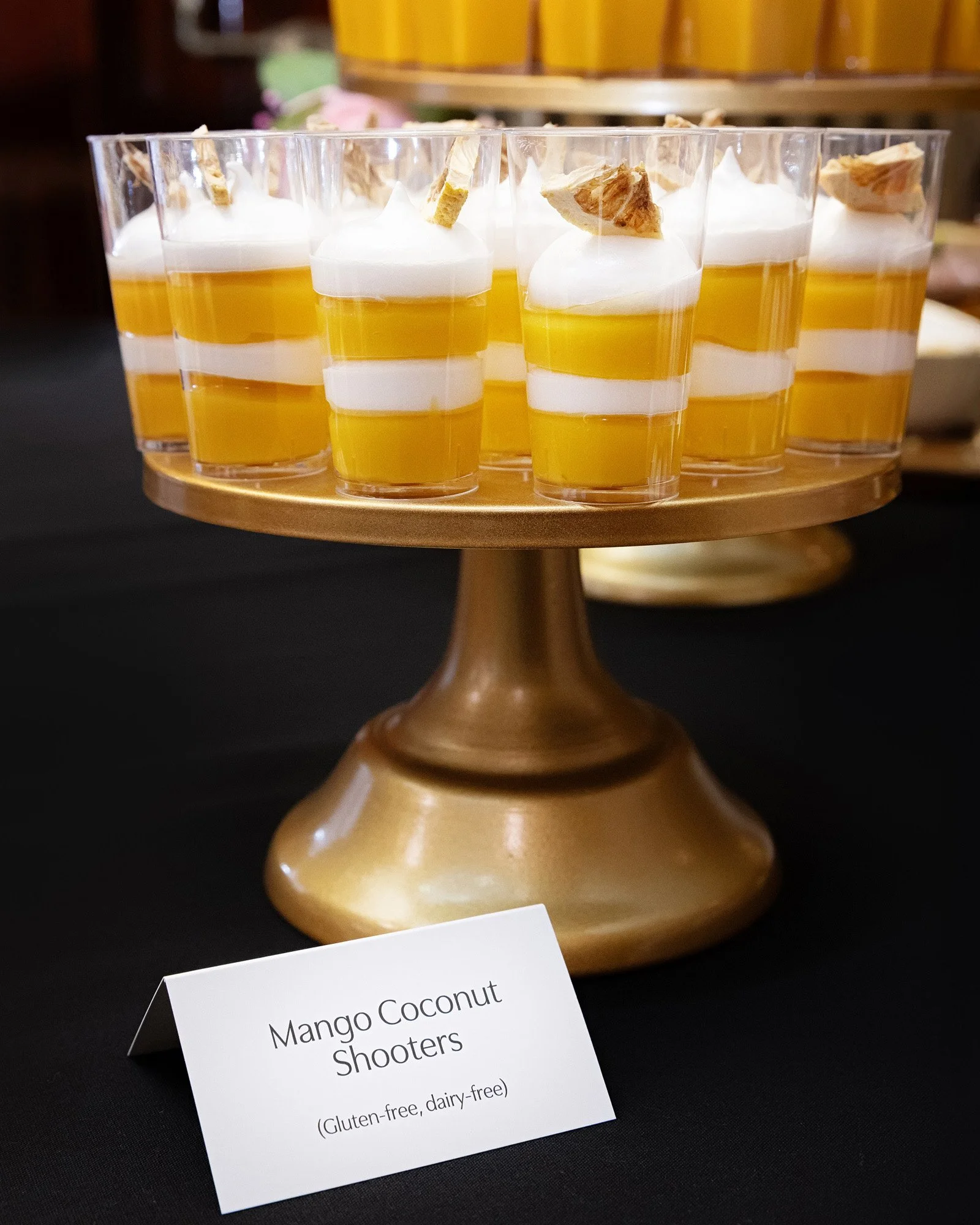 Professional event photographer captures dessert table at Lougheed House Calgary gala
