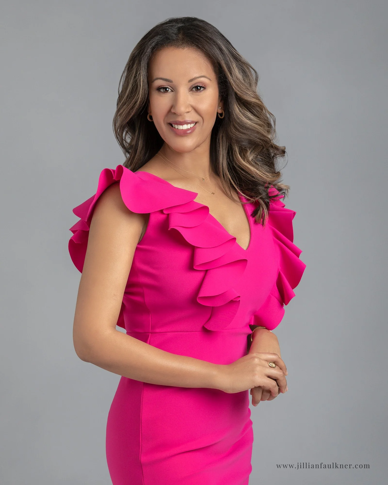 Woman entrepreneur personal branding headshot Calgary photography studio