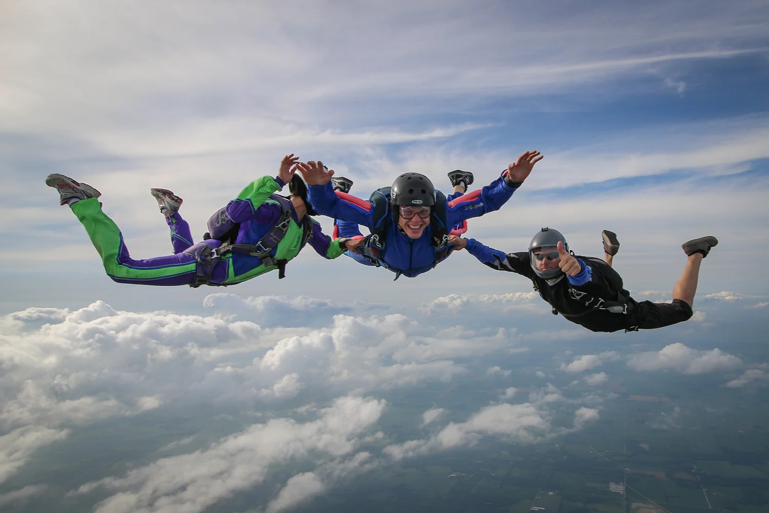 Learn to skydive solo thru AFF