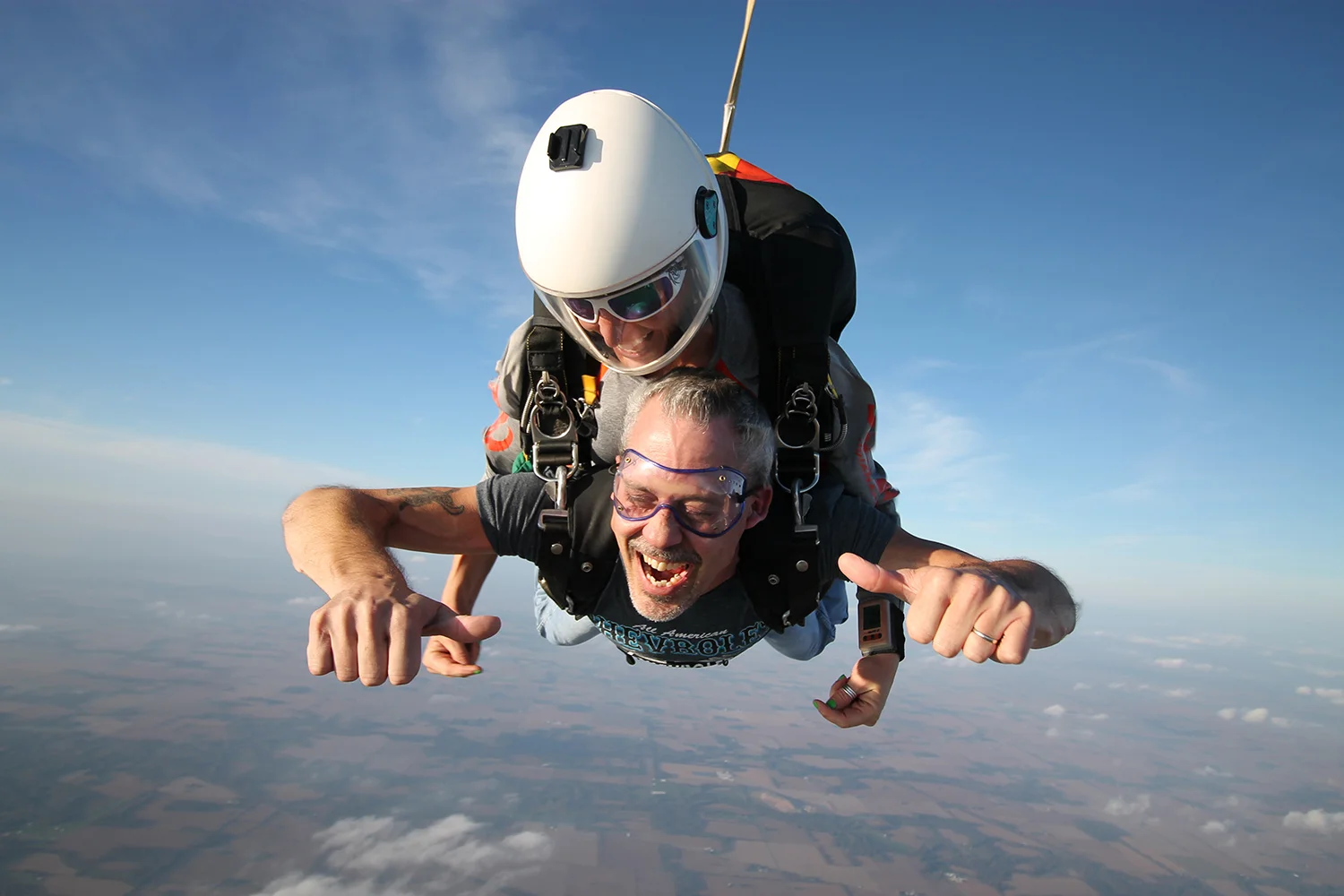 Tandem skydive joy