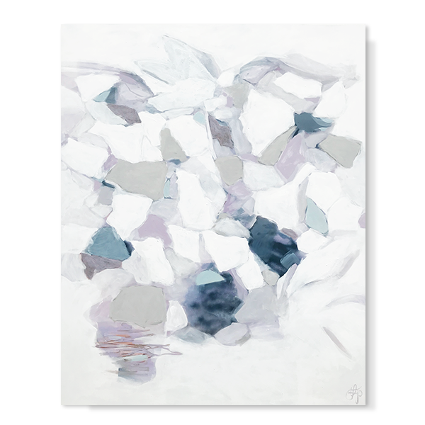 “Pressed Lavender”, 60x48, Mixed Media on Canvas
