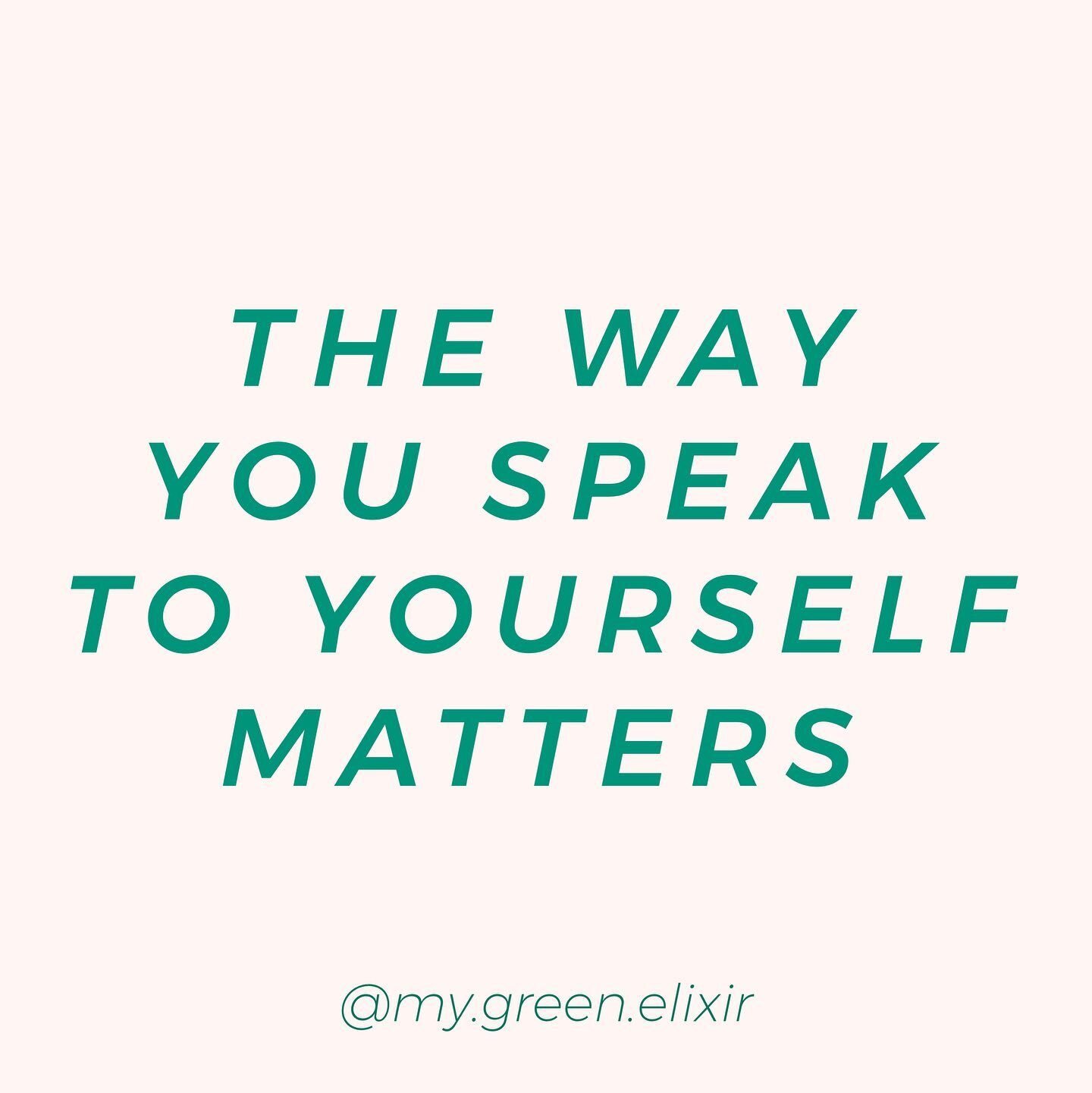 May the words you speak to yourself be filled with love and kindness! Speak to yourself like you would speak to someone you love and care about 💪🏻✨
Pick an hour to notice how you speak to yourself. Are they positive and encouraging words? If not, t