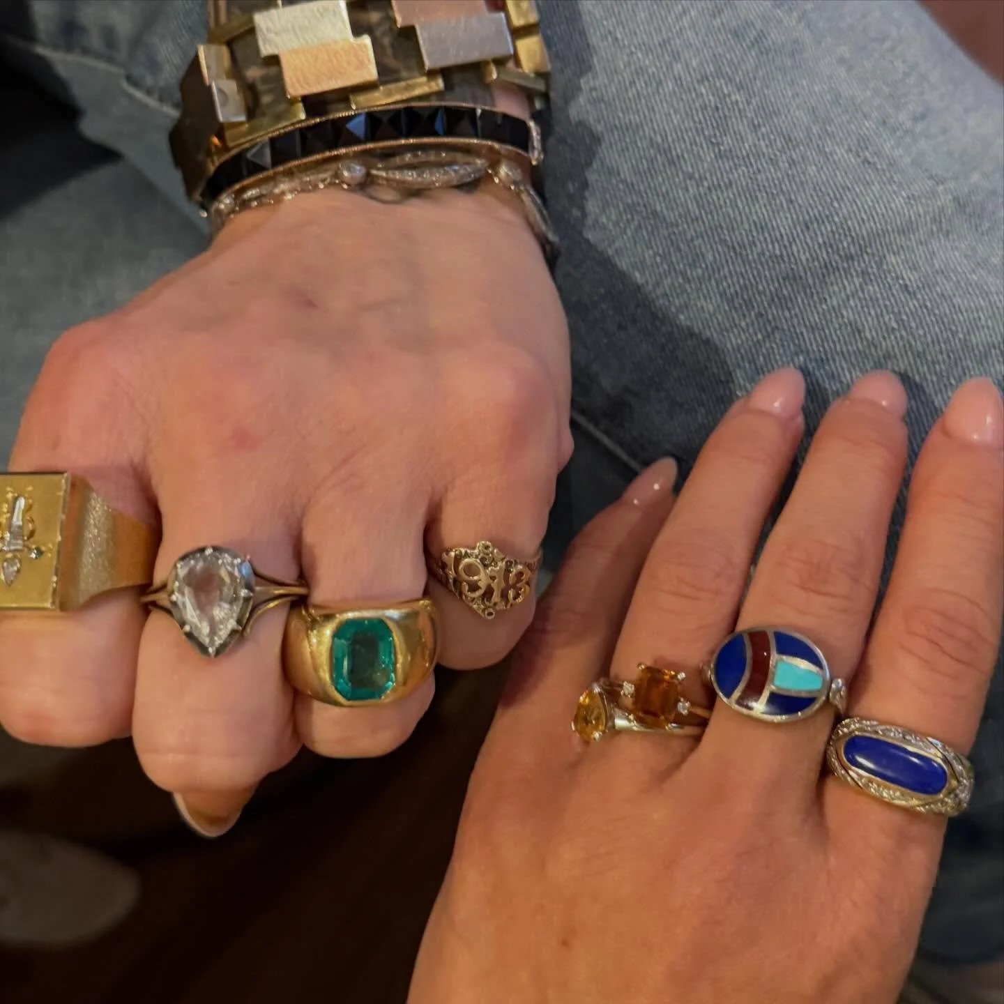 Happy Thanksgiving! We&rsquo;re stuffed and ready for bed, watched too much 🏈 with Kim lol. Hope everyone had a super fun day ❤️🦃💎