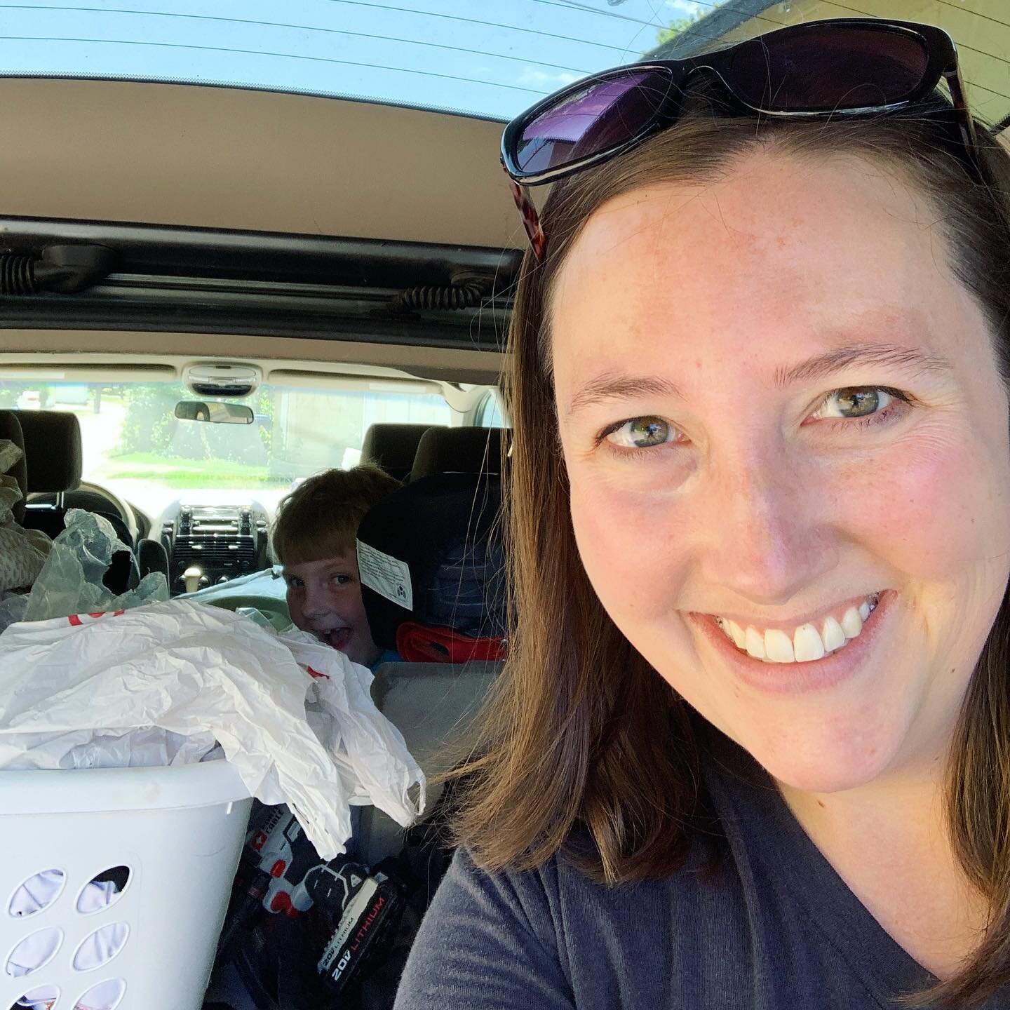 Van&rsquo;s packed to the brim, kids buckled in, little pop up hitched up, and we are ready for a Father&rsquo;s Day weekend camping adventure 🙌🏻🙌🏻🏕🏕🏕 Does your family camp? What are favorite parts or things you do while camping? #friyay #fami