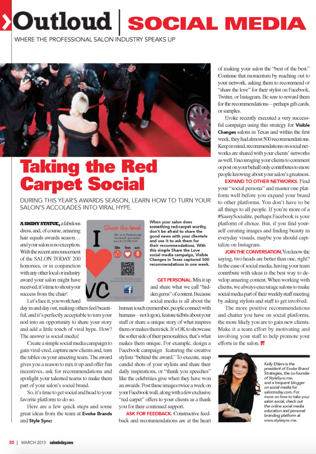 In Print: Salon Today’s March 2013 Issue