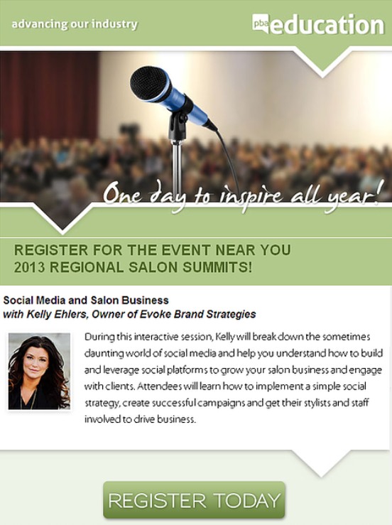 Kelly Ehlers presenting at PBA Summits