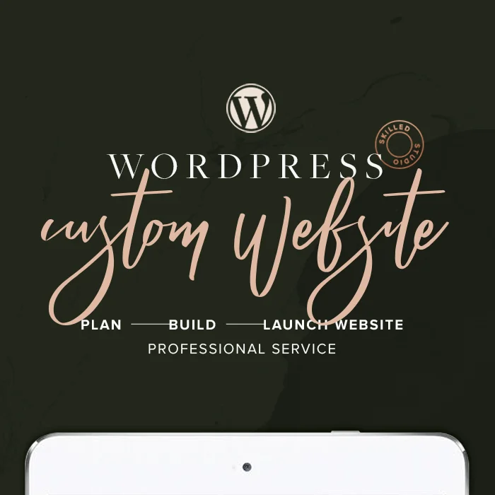 Custom Website Design, Wordpress Website Design, Blog, Shop, Ecommerce, Responsive Website