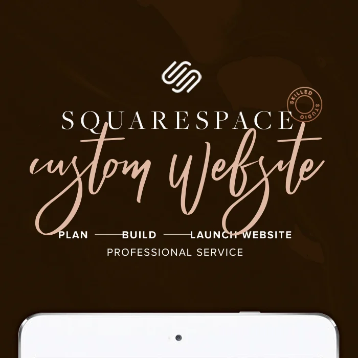 Custom Squarespace Website Design, Blog, Portfolio, Responsive Website Template