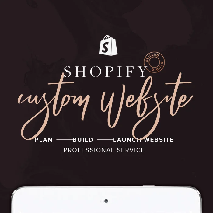 Custom Shopify E-Commerce Website Design, Online Store Business Web Design, Responsive Website Template