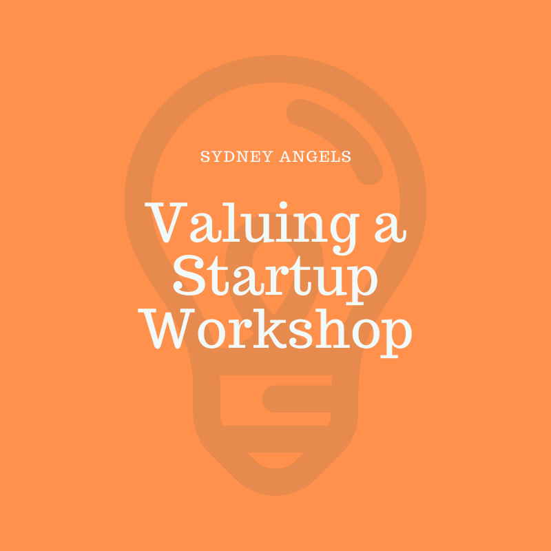 Valuing a Startup Workshop- Members Only 