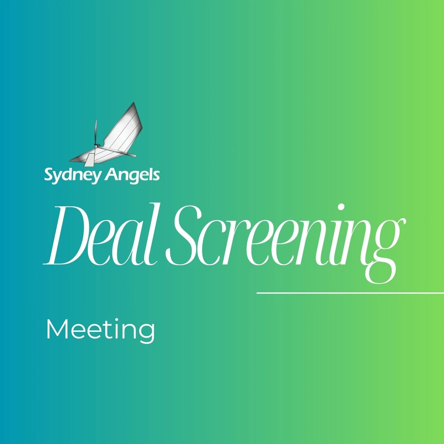 Cycle 1 Deal Screening Meeting - Members Only