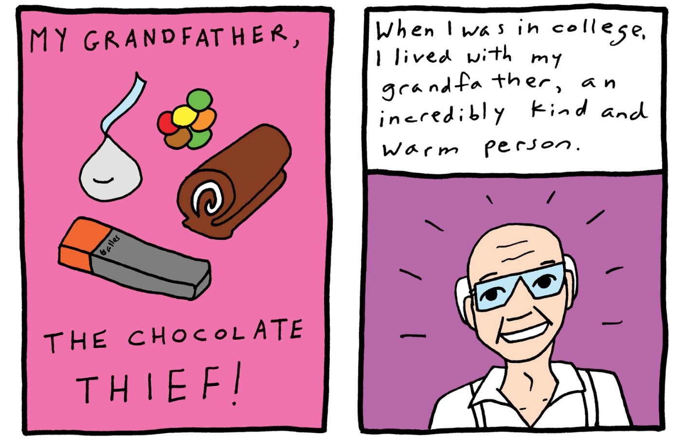 My Grandfather, The Chocolate Thief! at Spiralbound . Read the full story here !